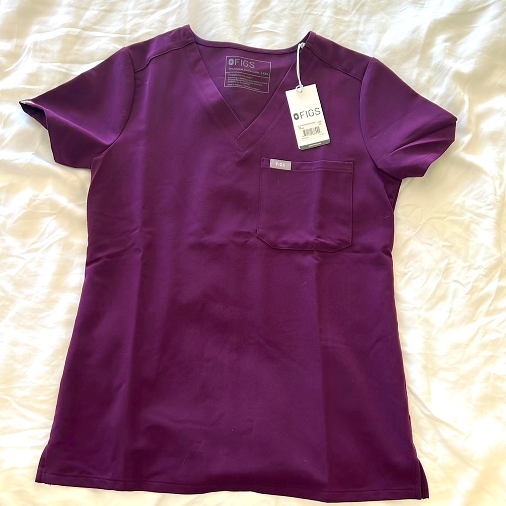 W catrina one pocket top scrub top size Xxs